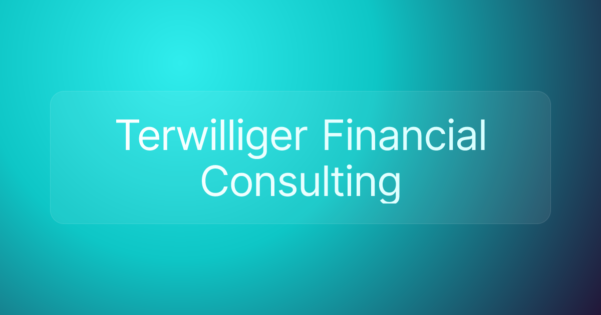 Terwilliger Financial Consulting