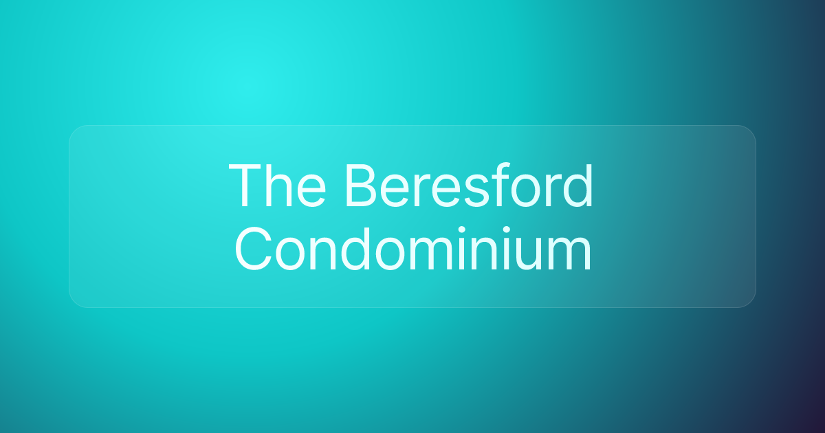 The Beresford Condominium