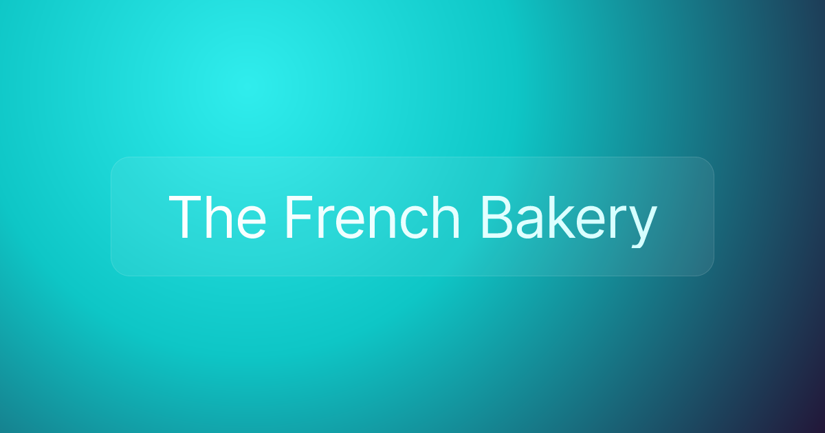 The French Bakery