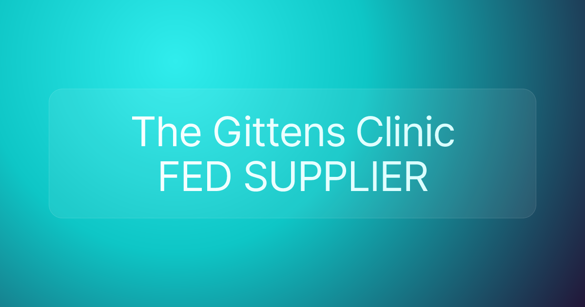The Gittens Clinic FED SUPPLIER
