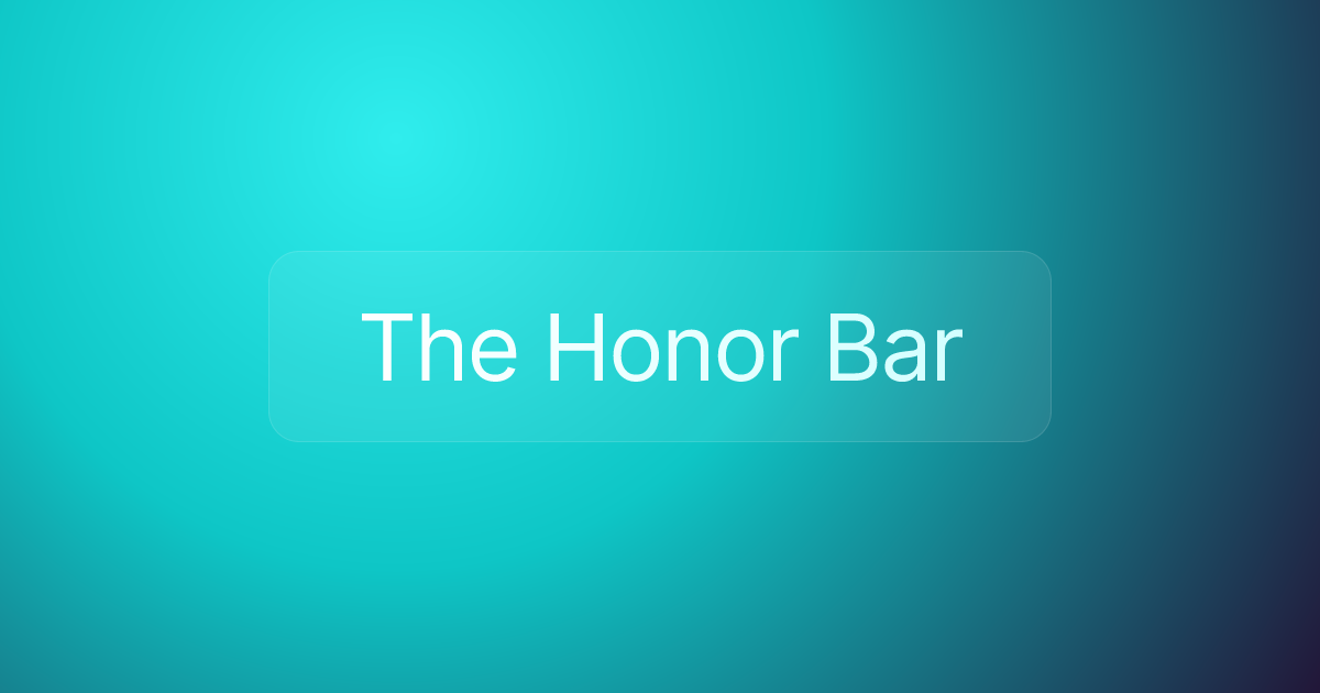 The Honor Bar