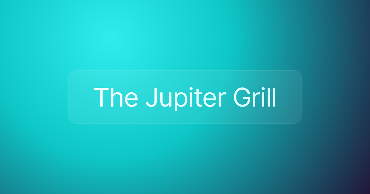 The Jupiter Grill
