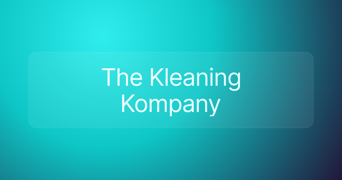 The Kleaning Kompany