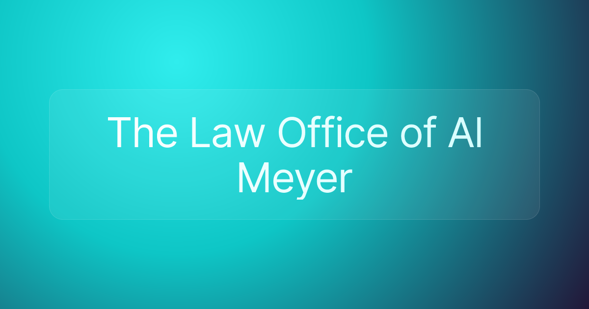 The Law Office of Al Meyer