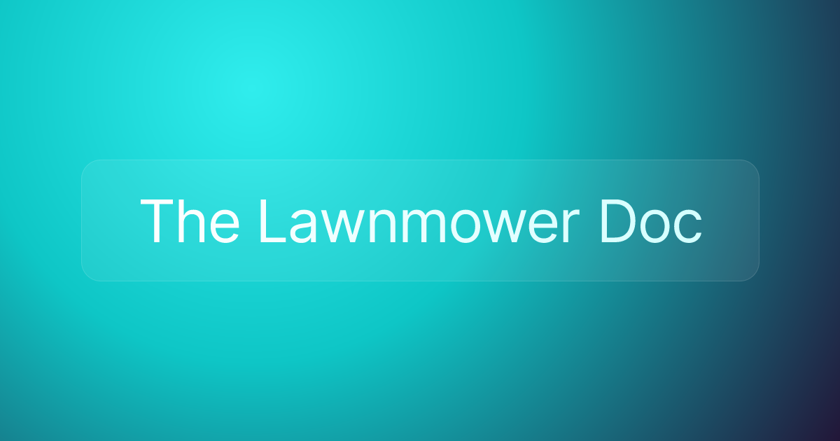 The Lawnmower Doc