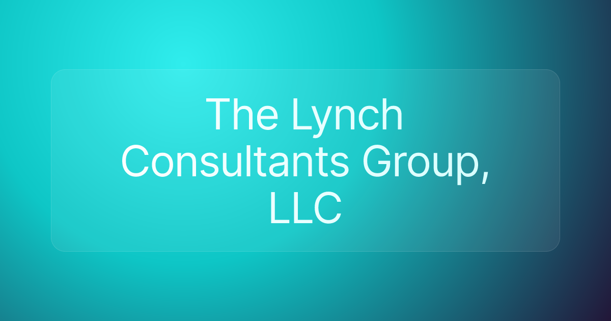 The Lynch Consultants Group, LLC
