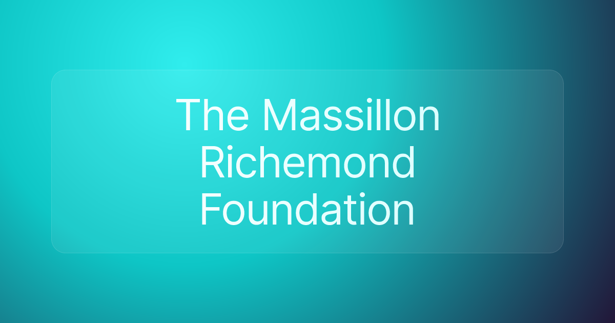 The Massillon Richemond Foundation