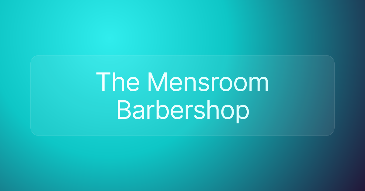 The Mensroom Barbershop