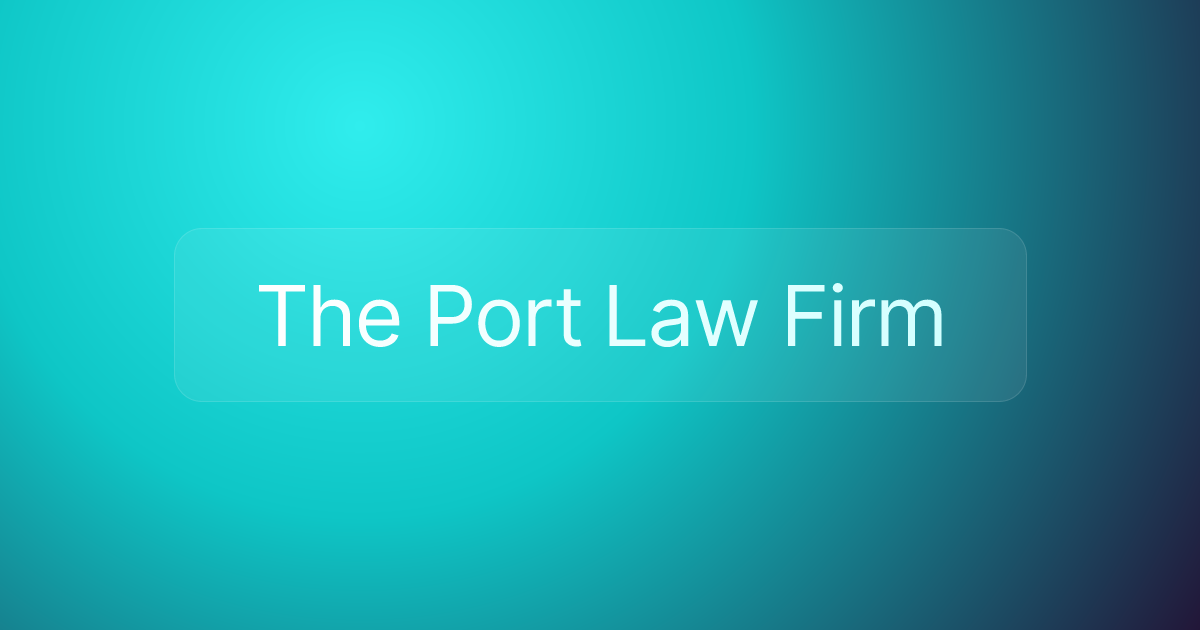 The Port Law Firm
