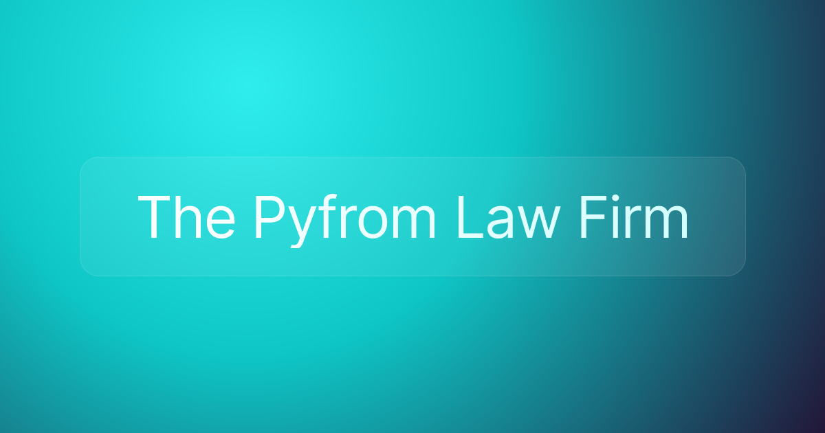 The Pyfrom Law Firm