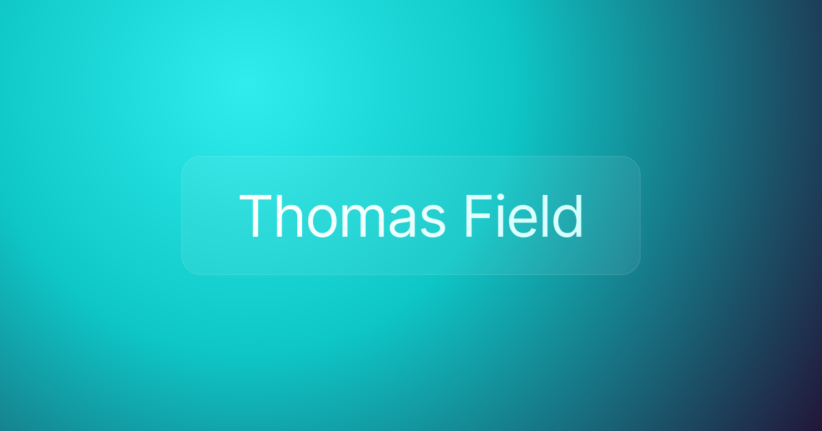 Thomas Field
