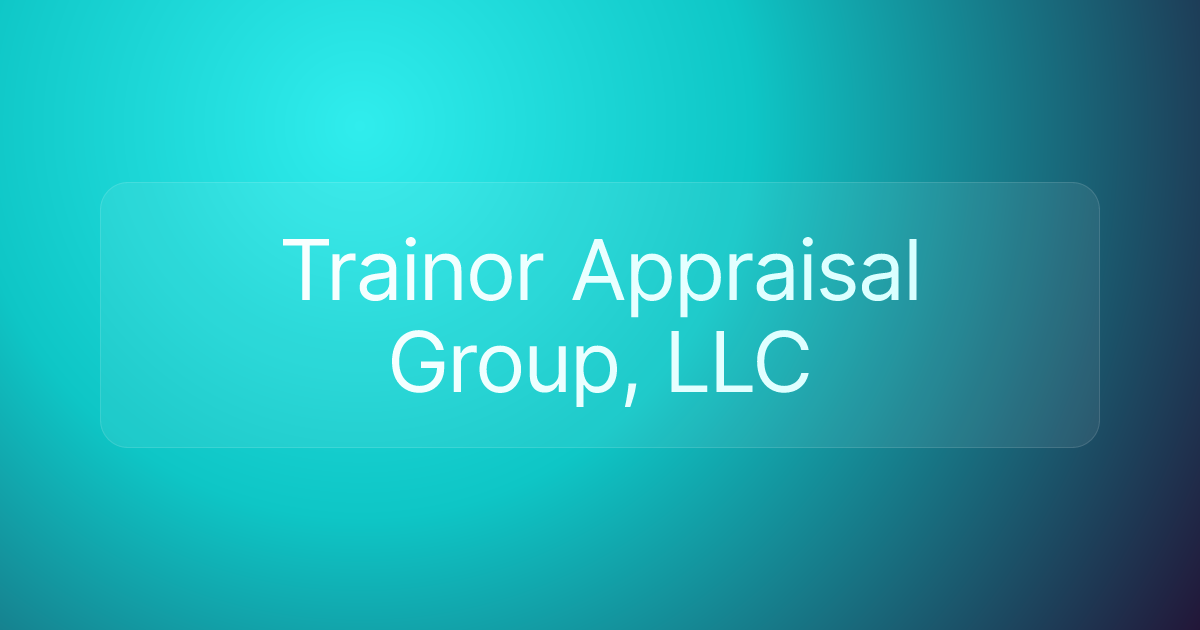 Trainor Appraisal Group, LLC