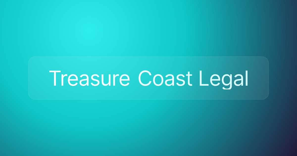 Treasure Coast Legal
