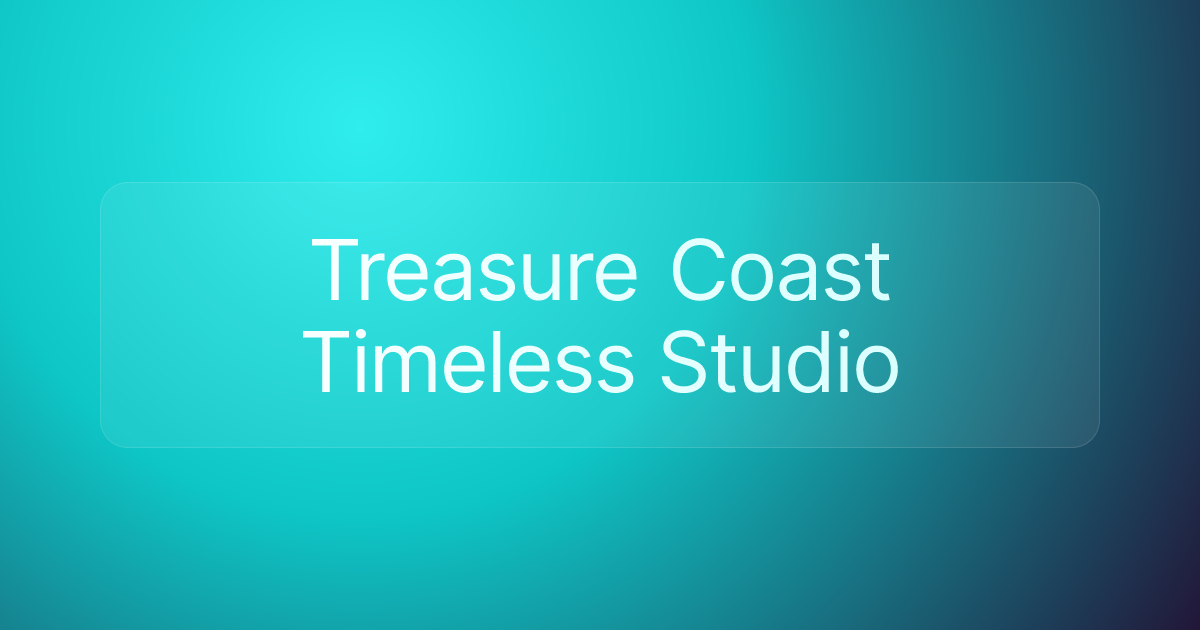 Treasure Coast Timeless Studio