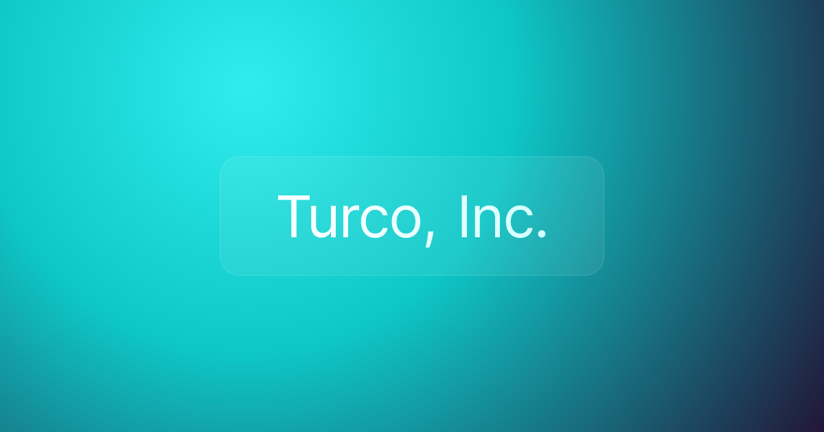 Turco, Inc.
