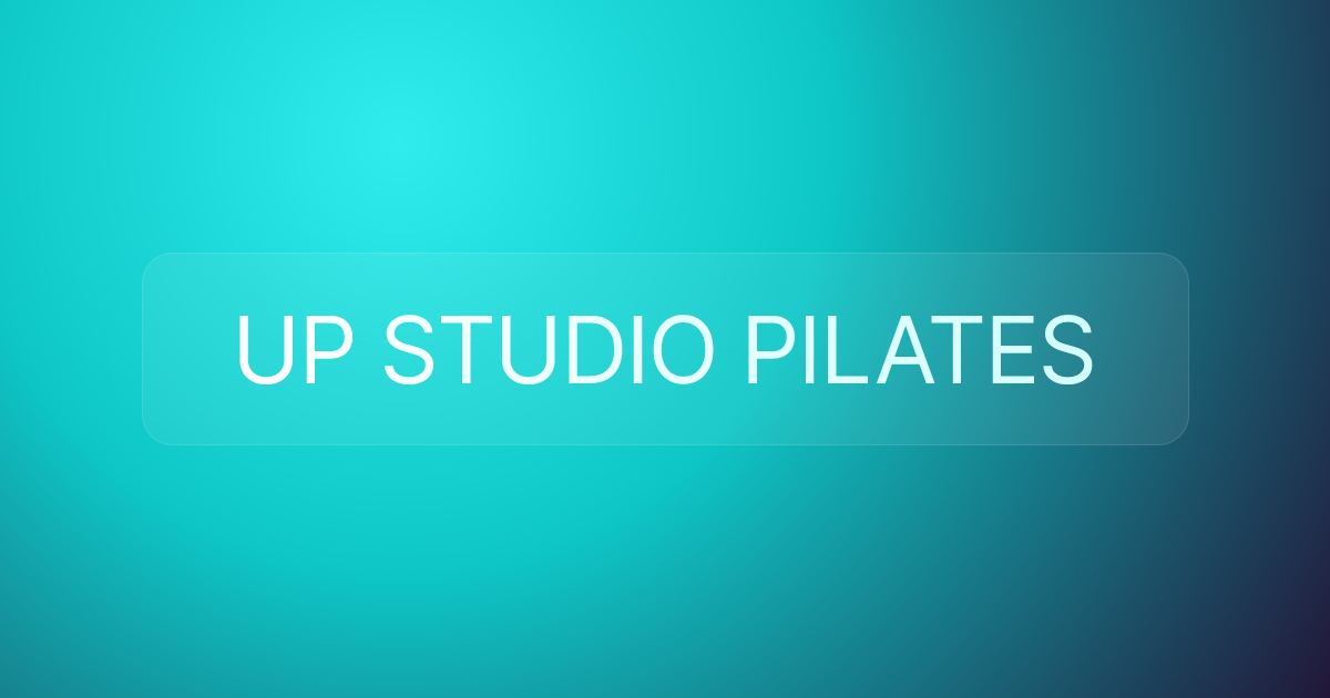 UP STUDIO PILATES