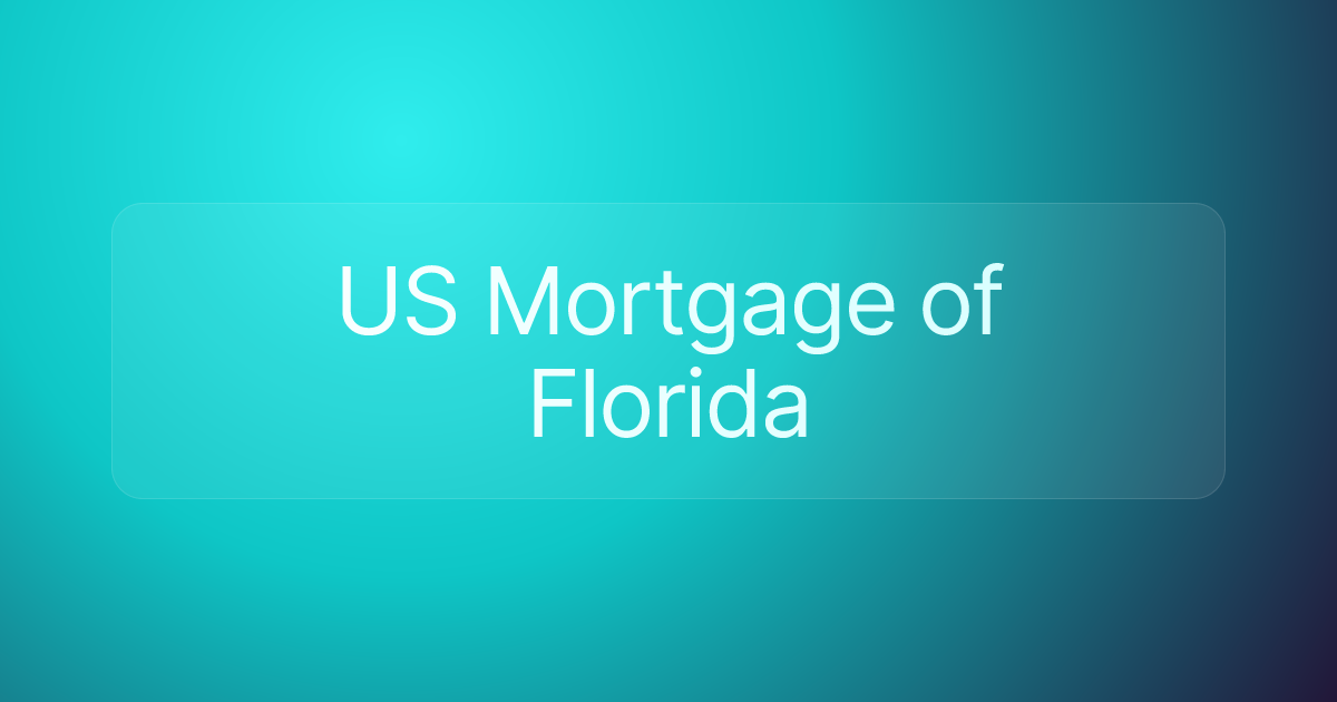 US Mortgage of Florida