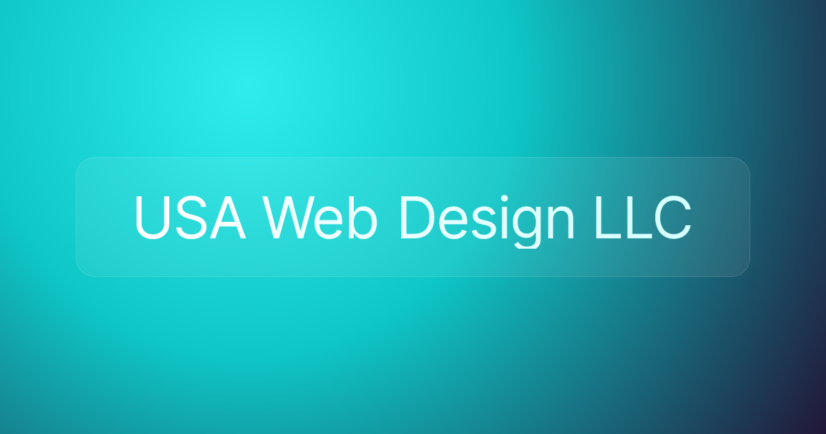 USA Web Design LLC