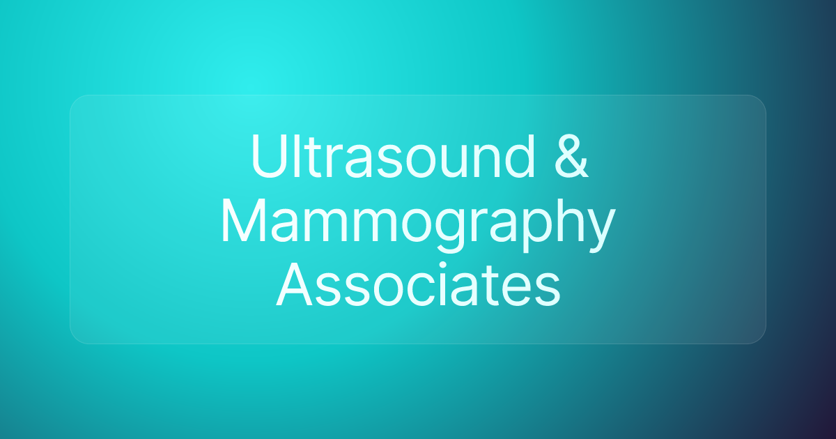 Ultrasound & Mammography Associates