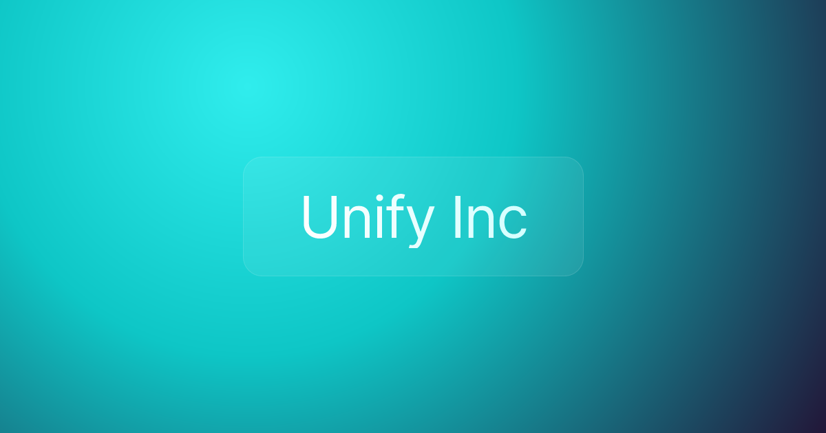 Unify Inc