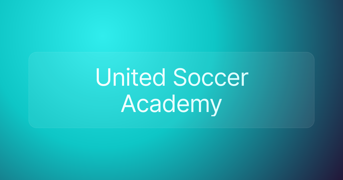 United Soccer Academy