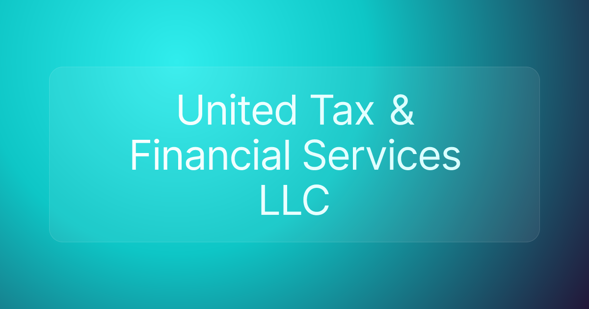United Tax & Financial Services LLC