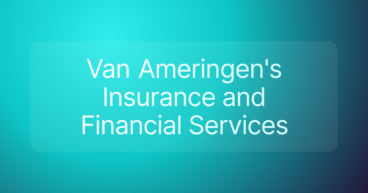 Van Ameringen's Insurance and Financial Services