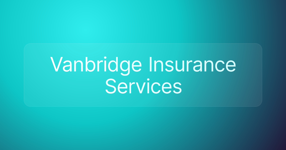 Vanbridge Insurance Services