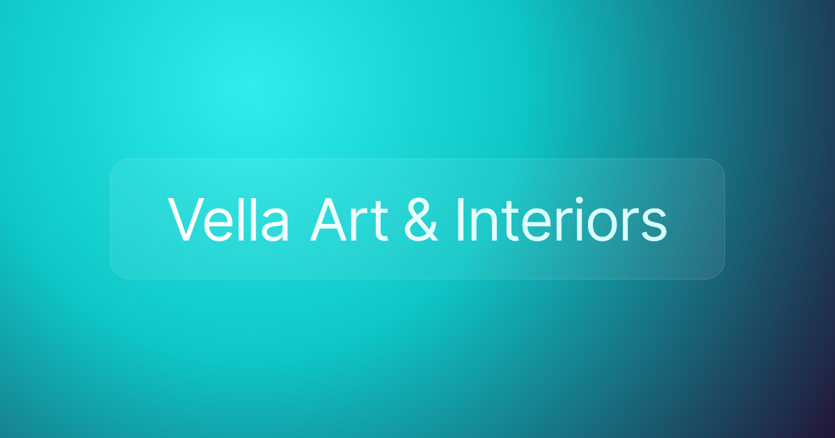 Vella Art & Interiors