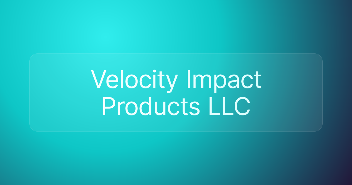 Velocity Impact Products LLC