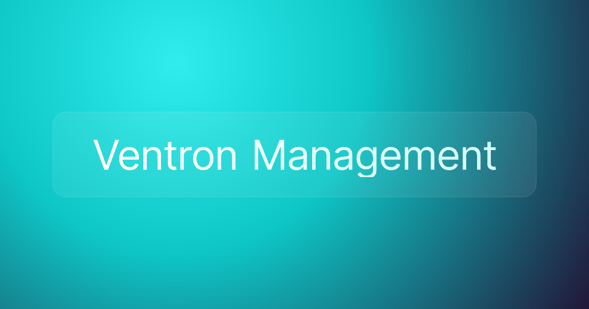 Ventron Management