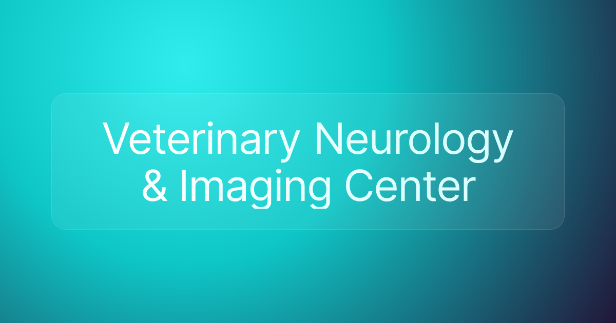 Veterinary Neurology & Imaging Center