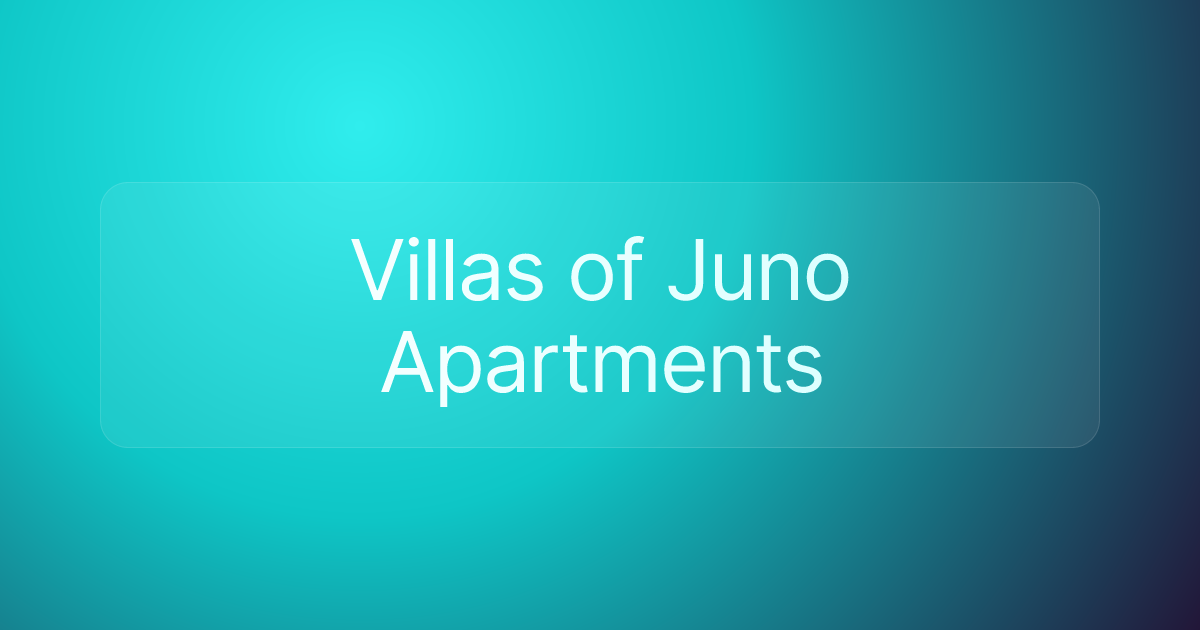 Villas of Juno Apartments