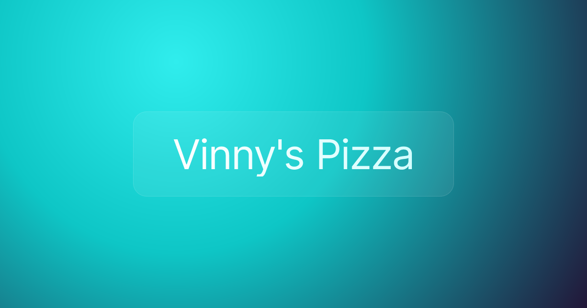 Vinny's Pizza