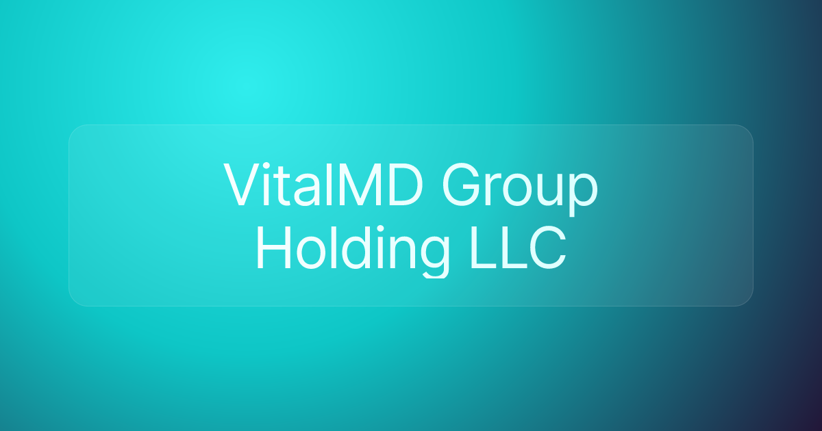 VitalMD Group Holding LLC