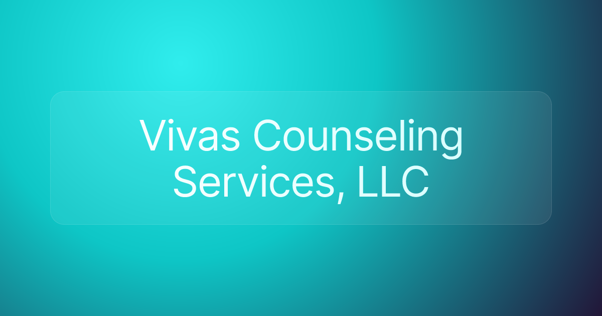 Vivas Counseling Services, LLC