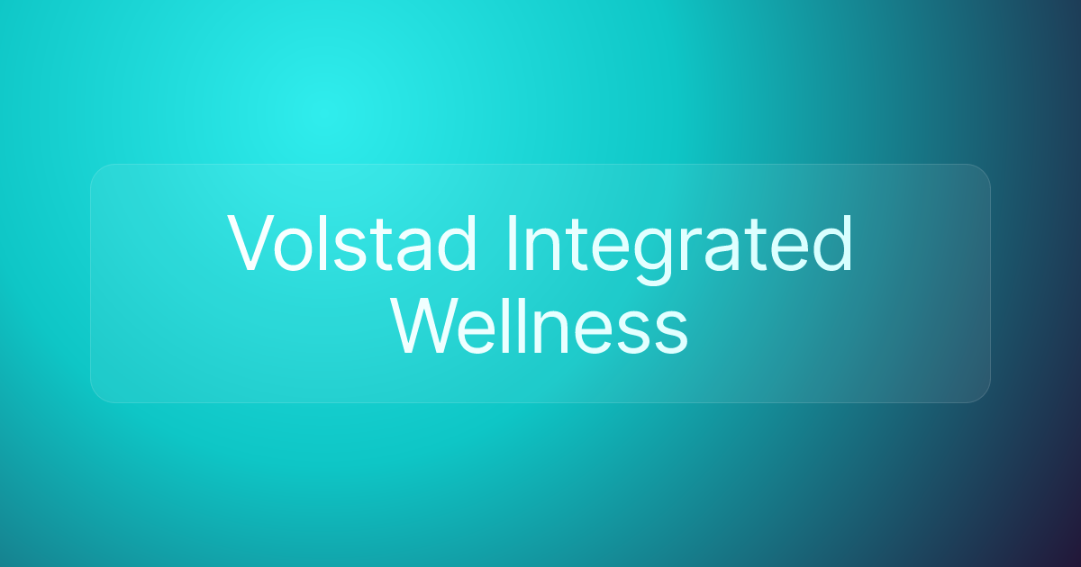 Volstad Integrated Wellness