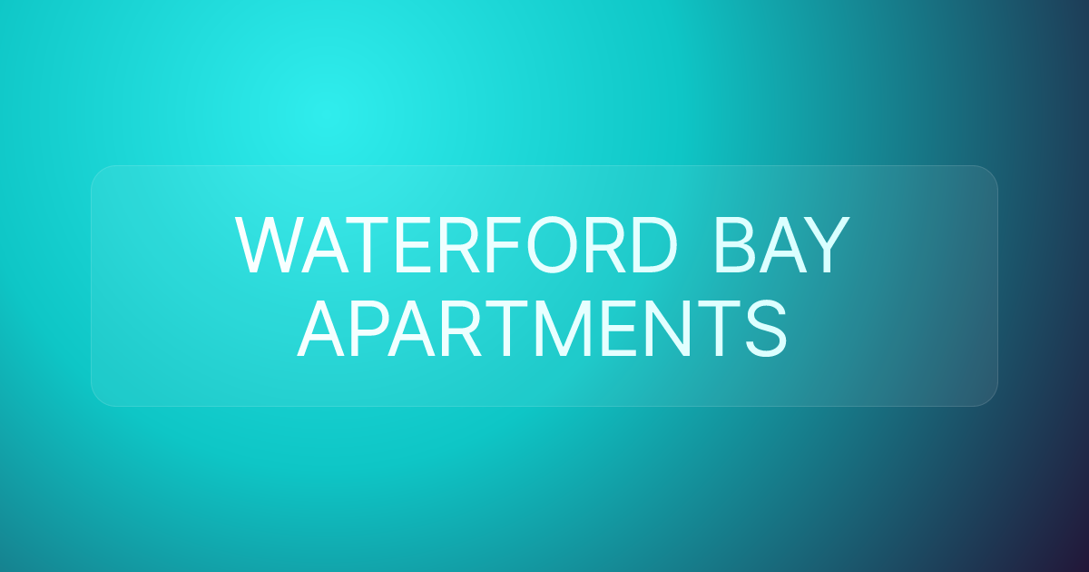 WATERFORD BAY APARTMENTS