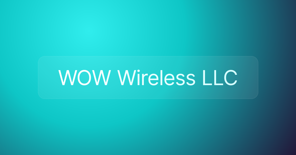 WOW Wireless LLC