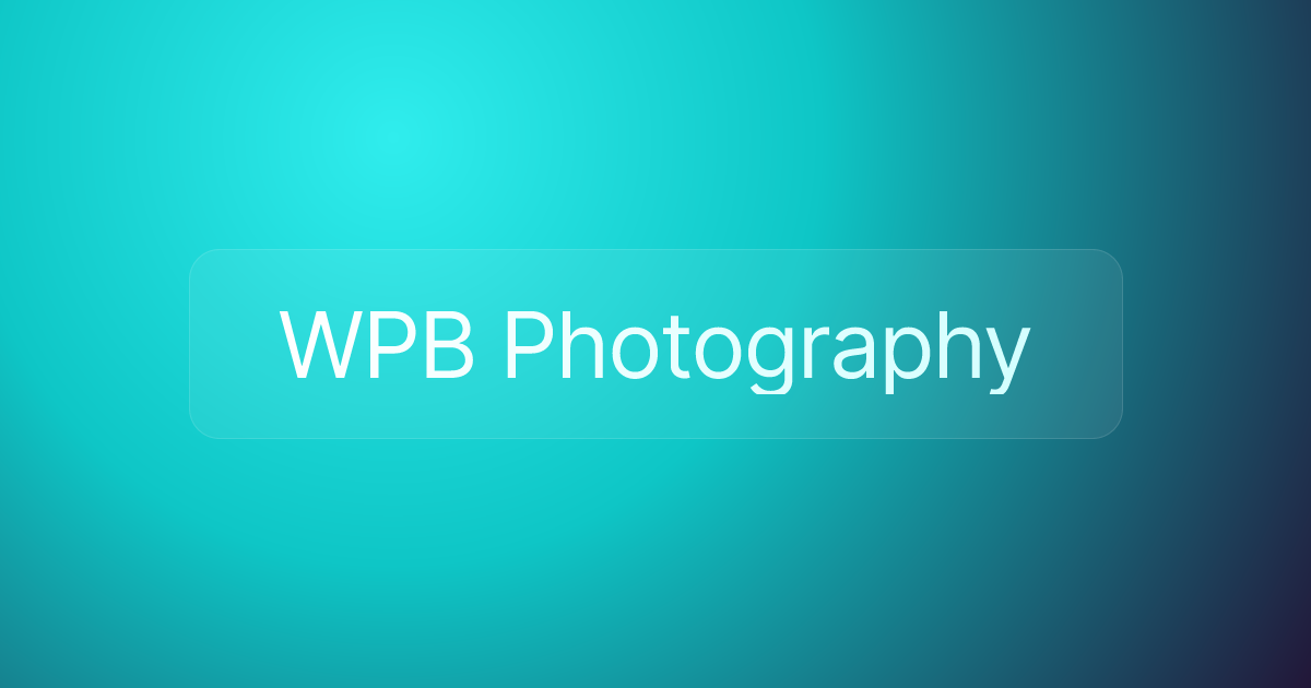 WPB Photography