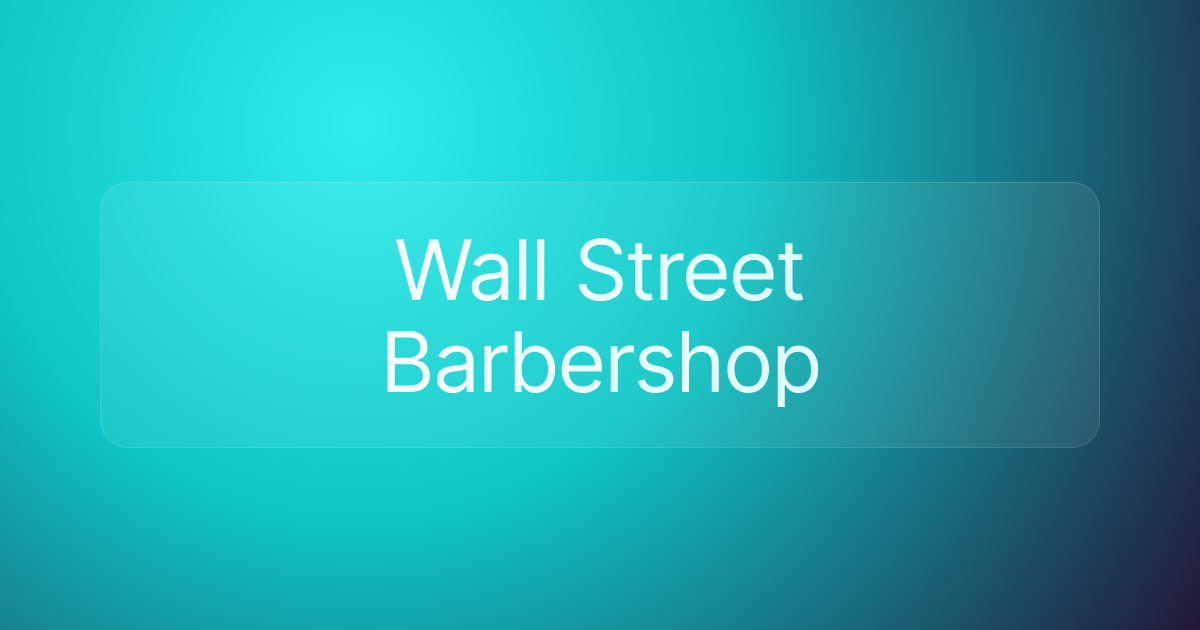 Wall Street Barbershop