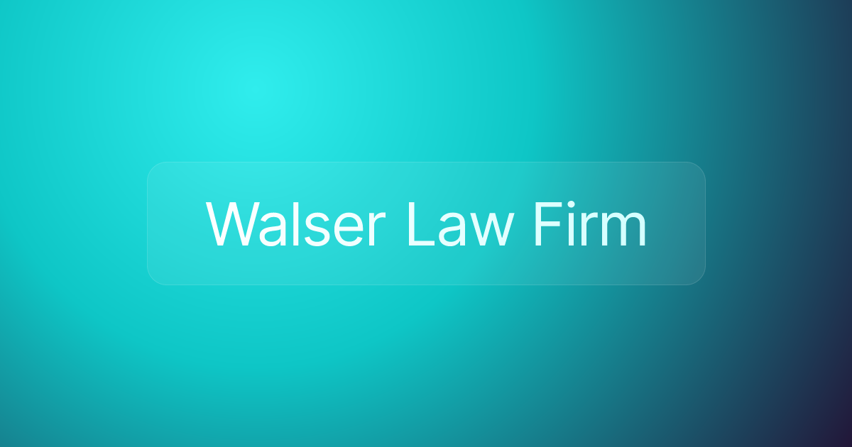 Walser Law Firm