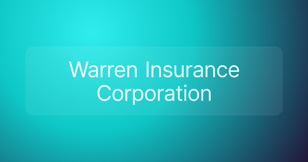 Warren Insurance Corporation