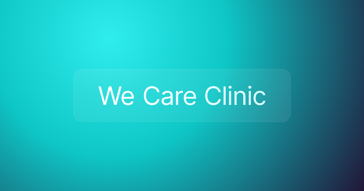 We Care Clinic