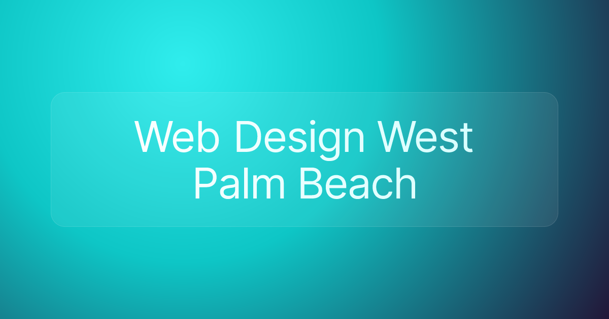 Web Design West Palm Beach