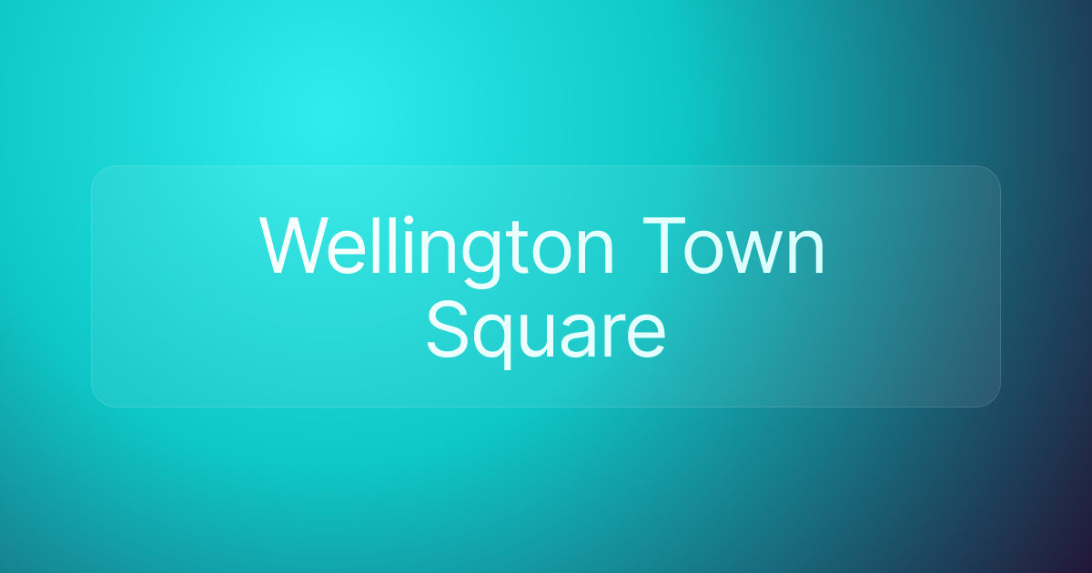 Wellington Town Square