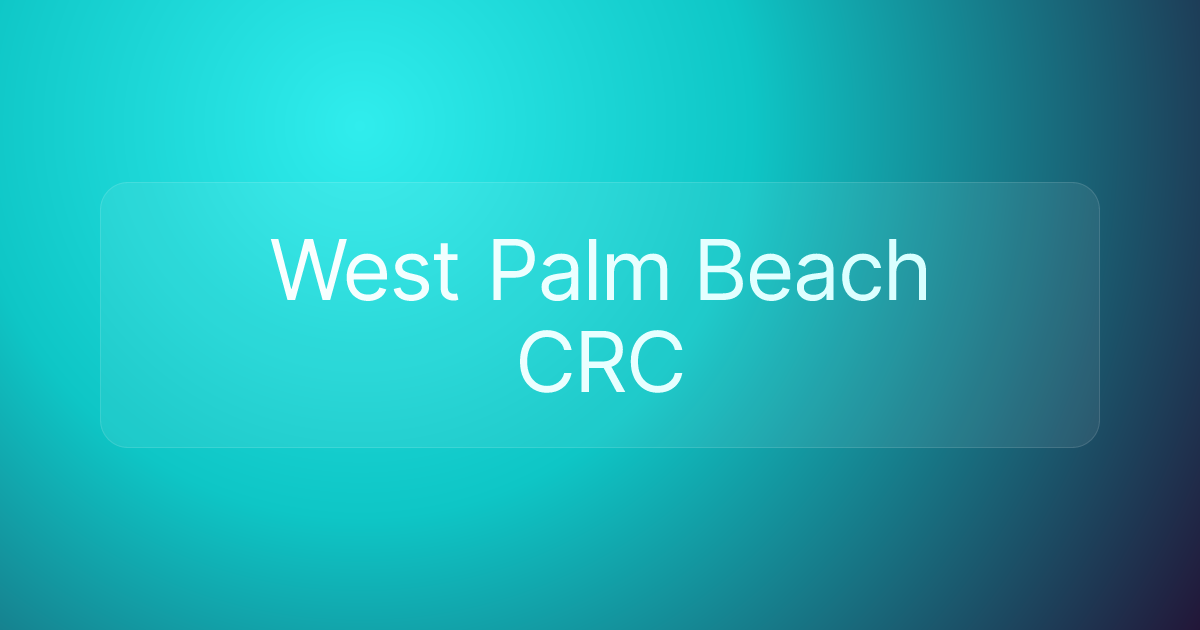 West Palm Beach CRC