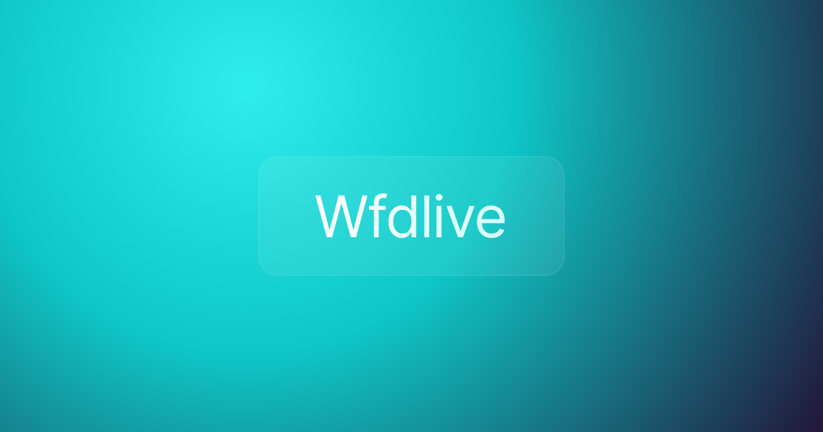 Wfdlive