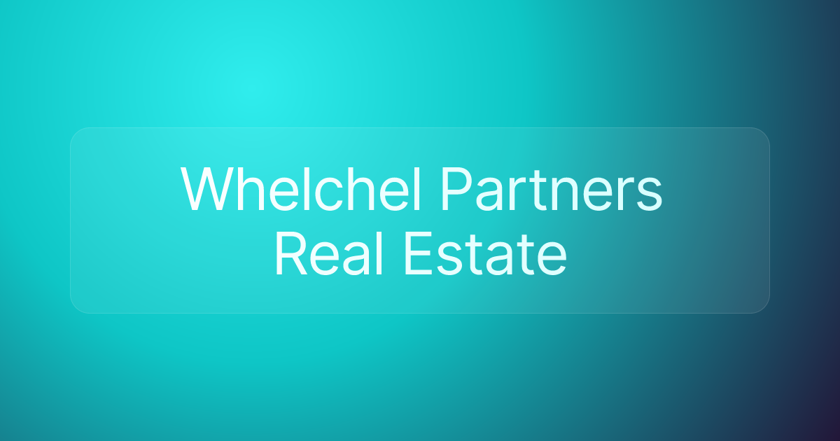 Whelchel Partners Real Estate