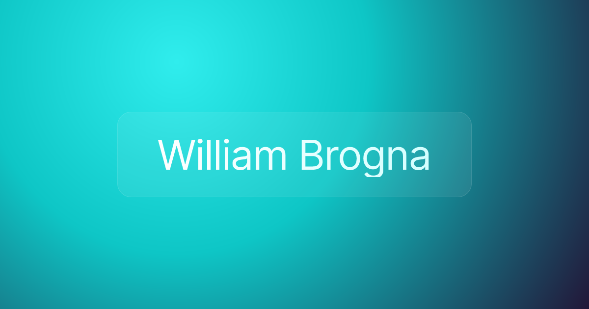 William Brogna